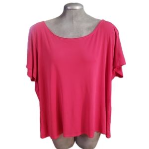 EILEEN FISHER 100% Silk Tee Shirt (1X)